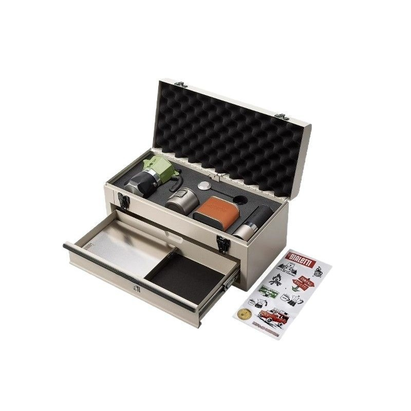 Camping coffee box, mocha pot, - Coffee Equipment Gift Set ulasan dan harga