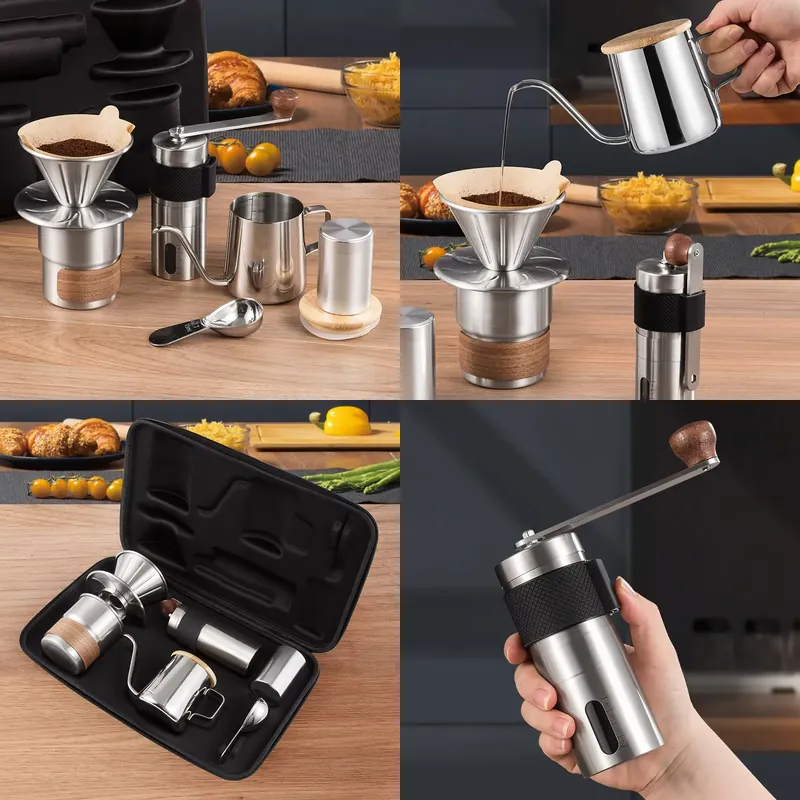 Hand Brewed Coffee Set Outdoor - Coffee Equipment Gift Set ulasan dan harga