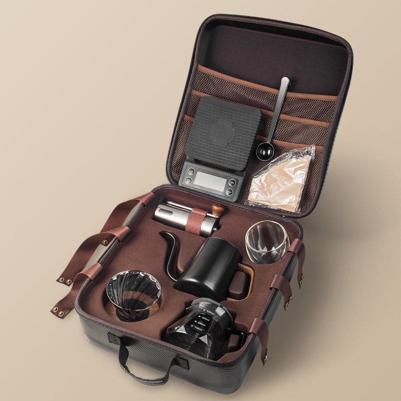 Hand brewed coffee set Outdoor - Coffee Equipment Gift Set ulasan dan harga