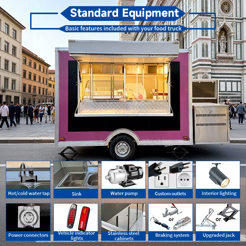 Outdoor Mobile Food Truck Trai - Coffee Equipment In China ulasan dan harga