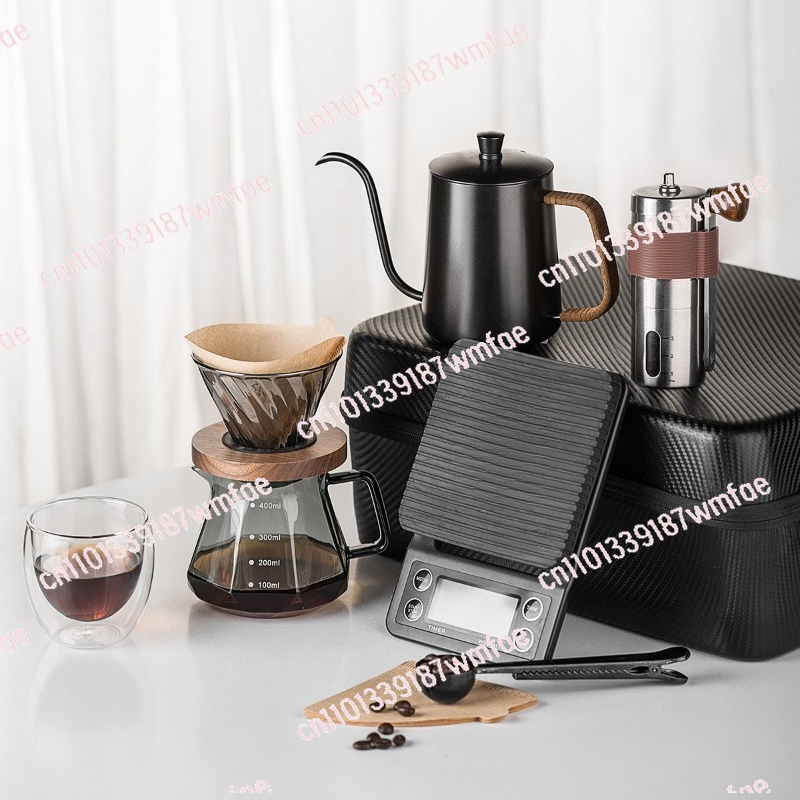 Hand brewed coffee set, outdoo - Coffee Equipment Gift Set ulasan dan harga